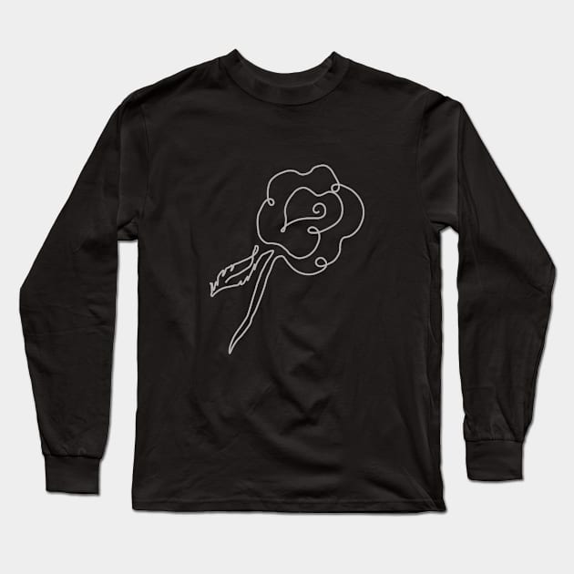 Awesome Design - Line Art Long Sleeve T-Shirt by madlymelody